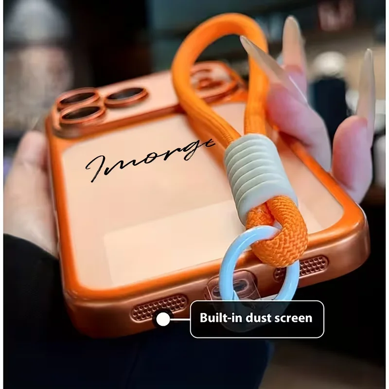 Custom DIY Name Clear Frosted Case for iphone17 16 15 thumbnail 5