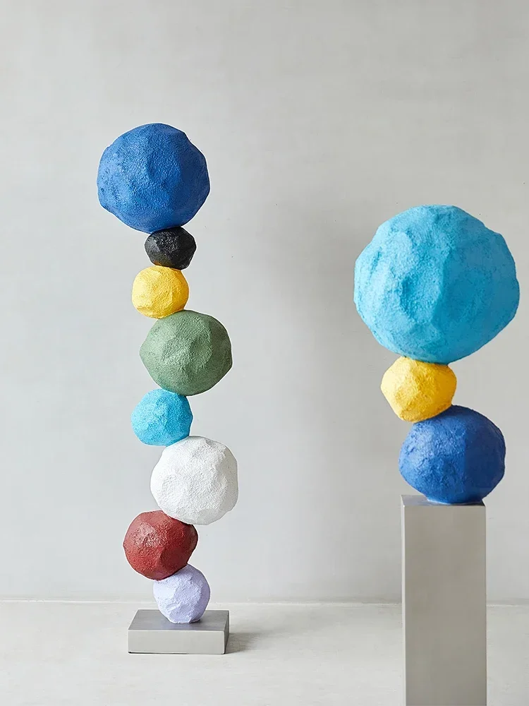 

Креативное украшение для дома, гостиной, входной цвет, скульптура в стиле Ins, мягкое украшение