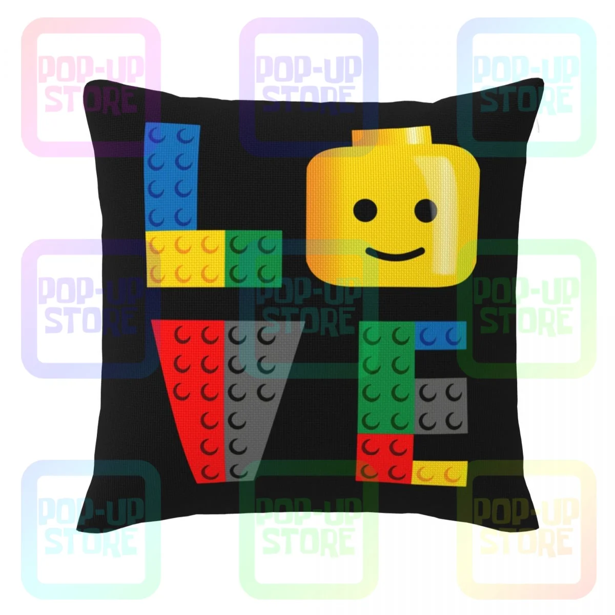 Soft Legos Love Parabdy Quality Oldskool Opere D'Arte Lino Federa Copriletto Fodera Per Cuscino Vintage Antiacaro