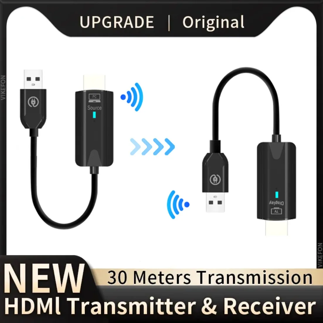 30M 5.8G 1080P Wireless HDMI-Compatible Video Audio Transmitter ...