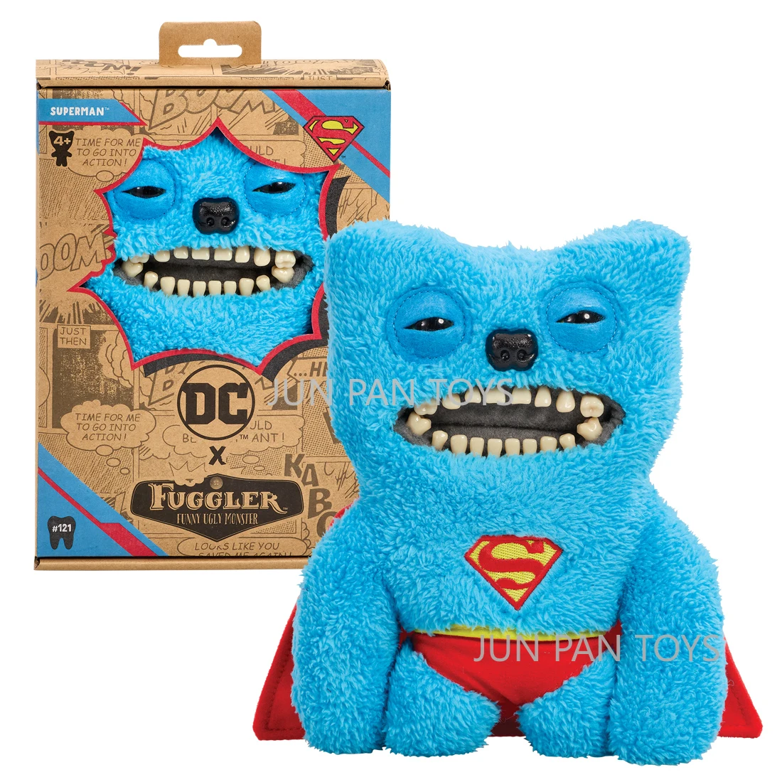 Fuggler Funny Ugly Monster DC Hero Plush Toy Batman Superman 
