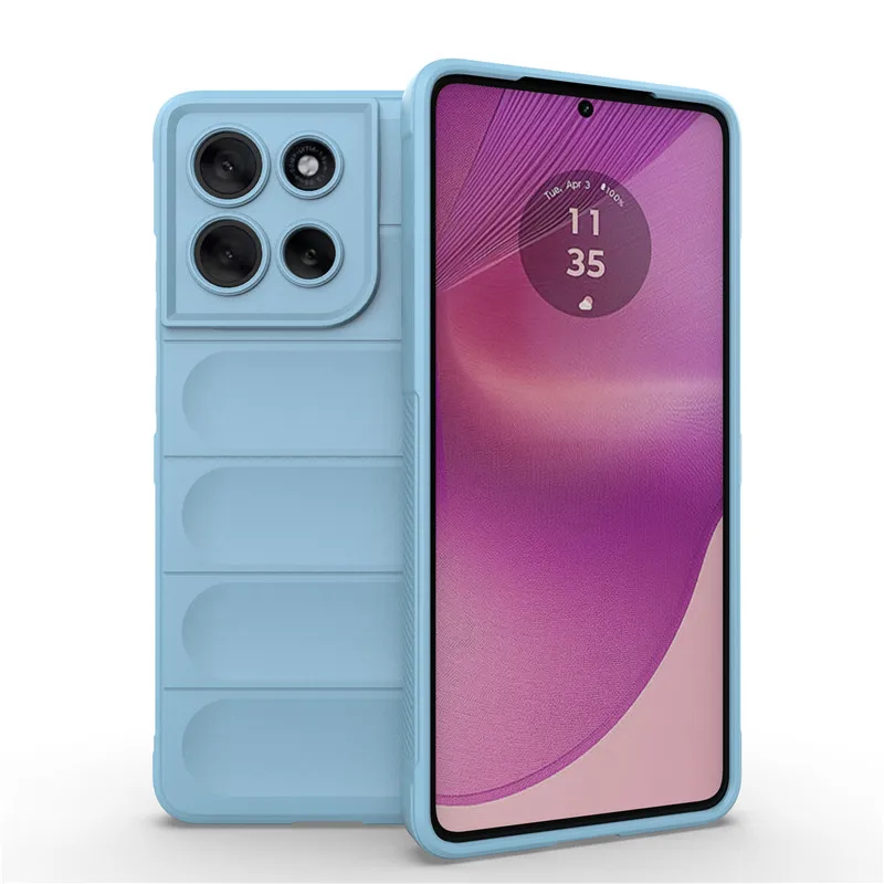 Shockproof Rubber Silicone Protective Bumper Case: Enhanced Cover for Motorola Moto G-Series
