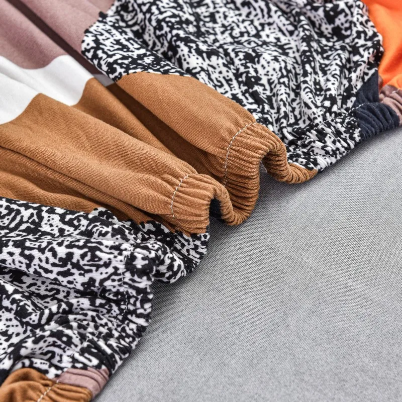1PC Printed Soft Armchair Covers Elastic Club Tub Chair Slipcovers for Living Room Single Sofa Covers Home Bar Counter Hotel