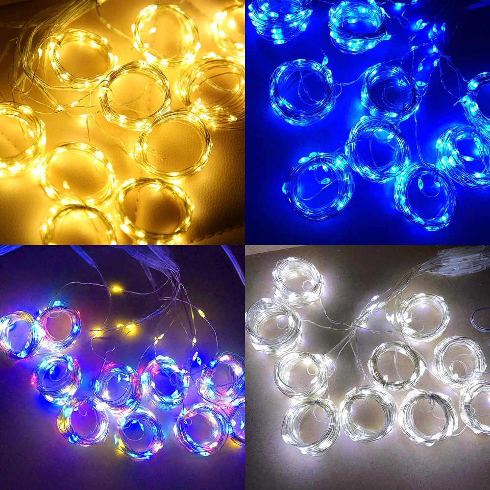 LED Curtain String Lights - Festive Fairy Lights with Remote Control for Home and Holiday Décor