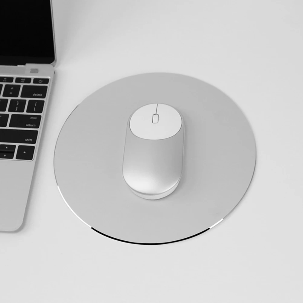 AluminumAlloyAluminumMousePadDoubleSideMetalSolidColorMouse