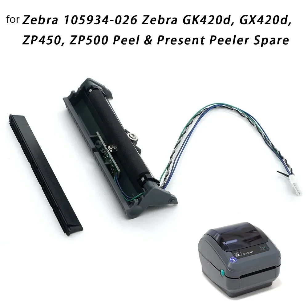 Dispensador de Etiquetas Peeler para Impressora Térmica Zebra 10593402 Zp450 Zp500 Zp505 Gk420d
