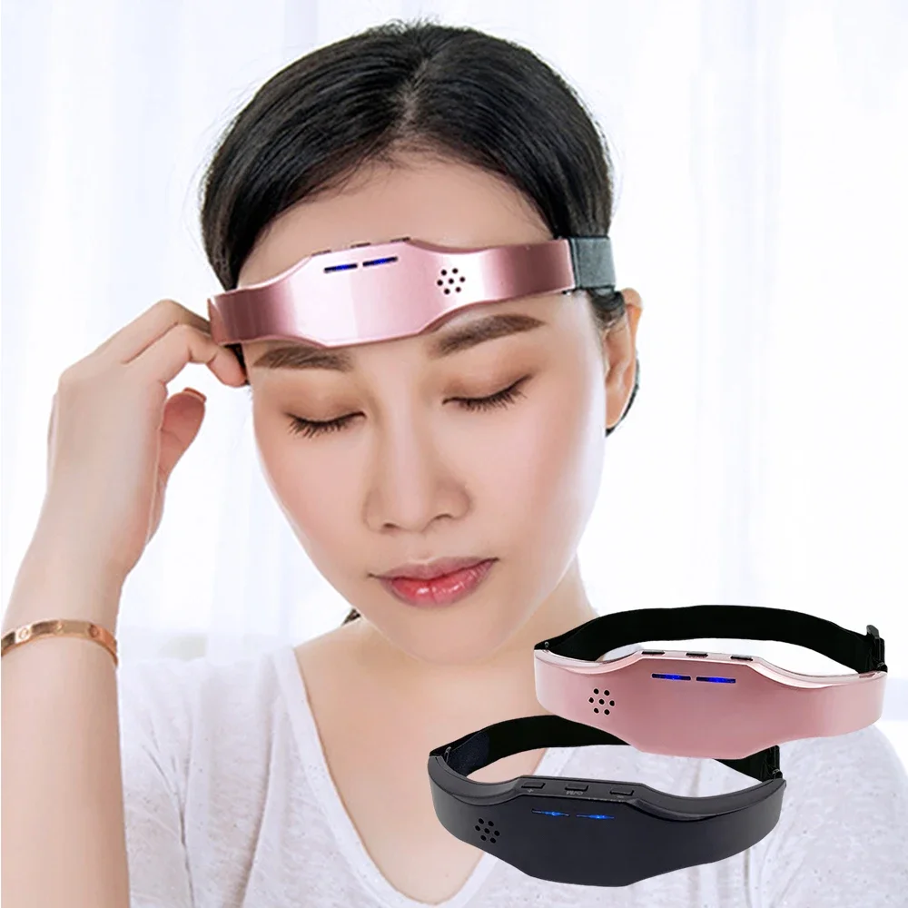 EMS Electric Head Massager Headache Relief Brain Stimulator Tens Pulse