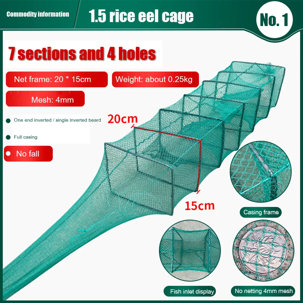 Foldable Crab Fish Crayfish Catcher Trap Portable Casting Network