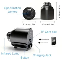 HD Mini caméra WiFi 1080P enregistreur vidéo sans fil à distance maison chien de compagnie enfants surveillance de sécurité sécurité pour batterie Iphone 6