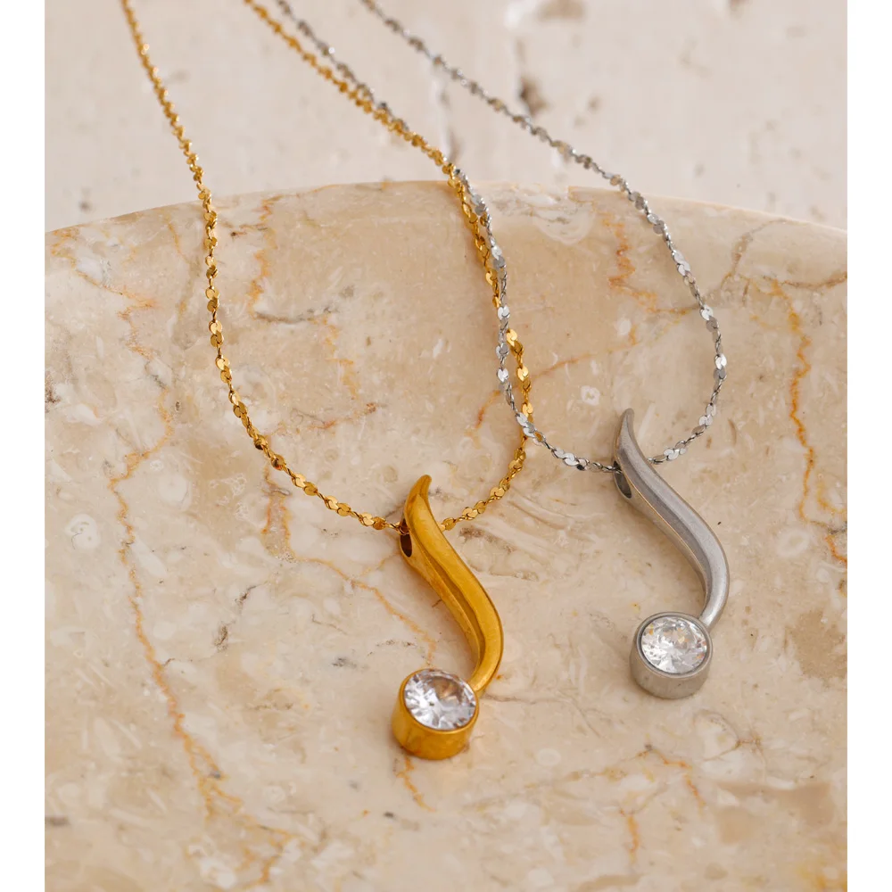 Yhpup Stainless Steel Pendant Necklace