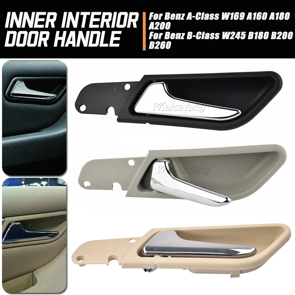 Maniglia Interna Porta Posteriore Sinistra Nera – Per Mercedes Classe A W169 E Classe B W245, OEM A1697600961
