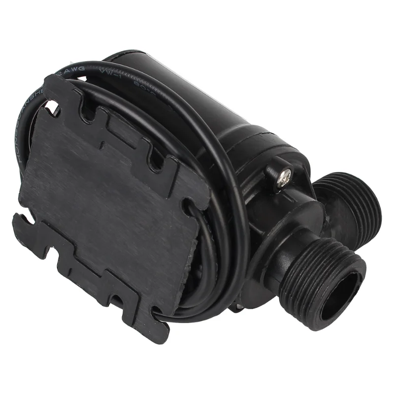 초저소음 DC 12V 24V 유량 800L/H 휴대용 브러시리스 모터, 수중 펌프, 최대 높이 5m 냉각 시스템, 분수 히터