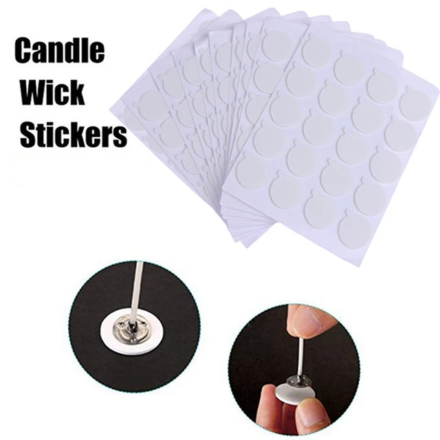New 100 Candle Wick Stickers Doublesided Adhesive Dots for Candle