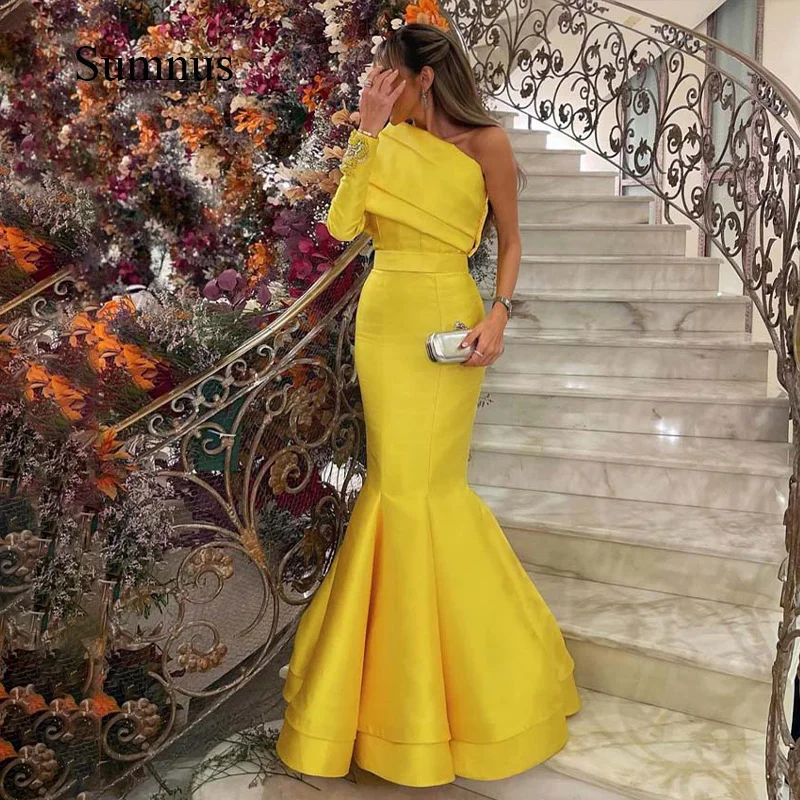 chinese dress ladies Plunging V-Neck Tube Top Off-Shoulder Mermaid Prom Dress Sleeveless Pleated Satin Party Gowns Custom Color / US10