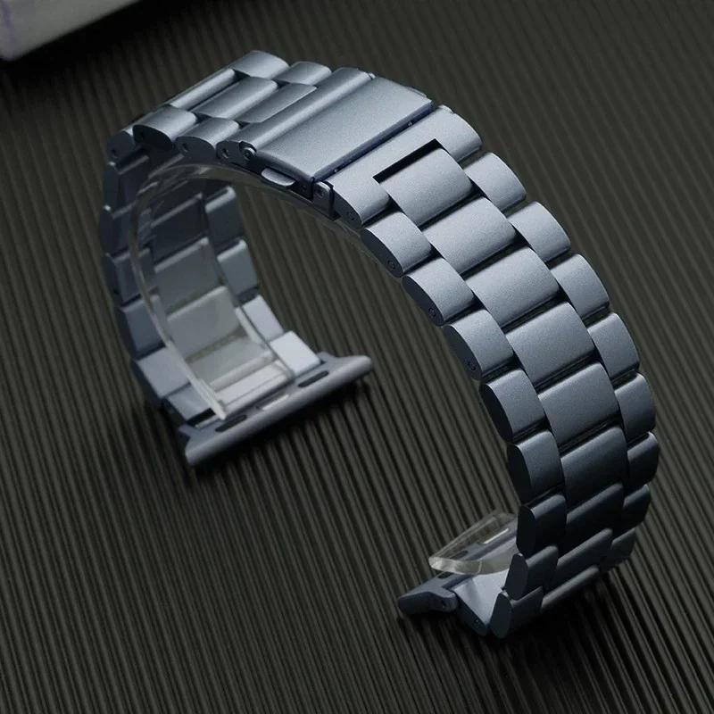 Sleek Stainless Steel Watch Strap - Premium Metal Band