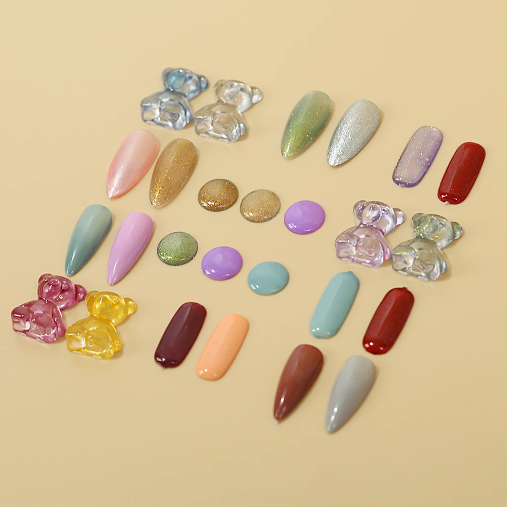 120/240PCS Pack Falsche Nagel Tipps Farbe Karte Praxis Display Zeigt Regal Werkzeuge Maniküre DIY Nagel Display Nail art Praxis Werkzeug – Detail 4