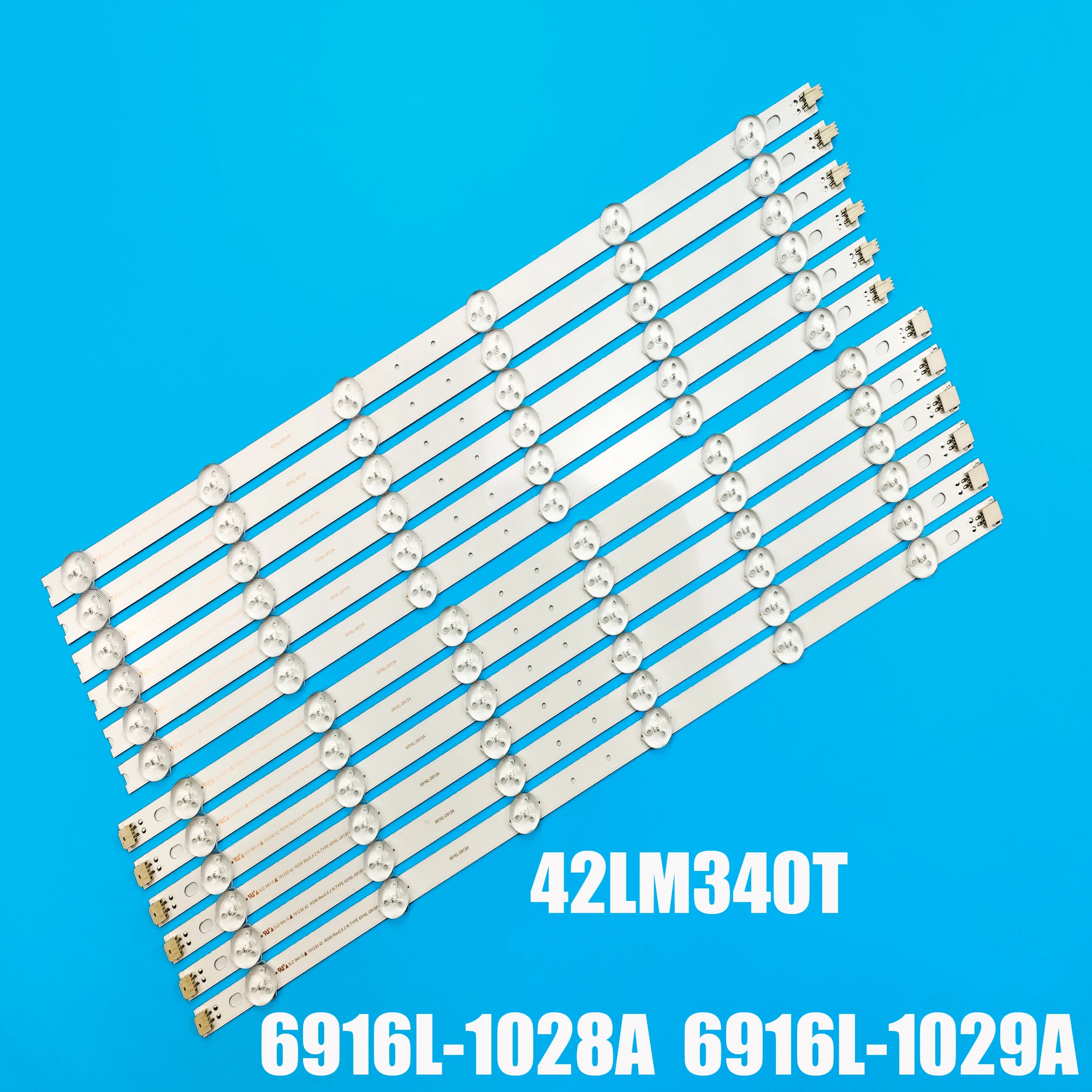 Фото Светодиодная лента для подсветки для LG 42LM340T 42LM3700 42LS3400 42LM3400 6916L-0882A 0913A 6916L-1028A 1029A LC420DUN SE R2, 12 шт./комплект №1
