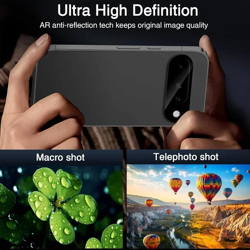 3D Curved Camera Lens Protectors - 9H Tempered Glass Cover Film, 1/3/5 Pack