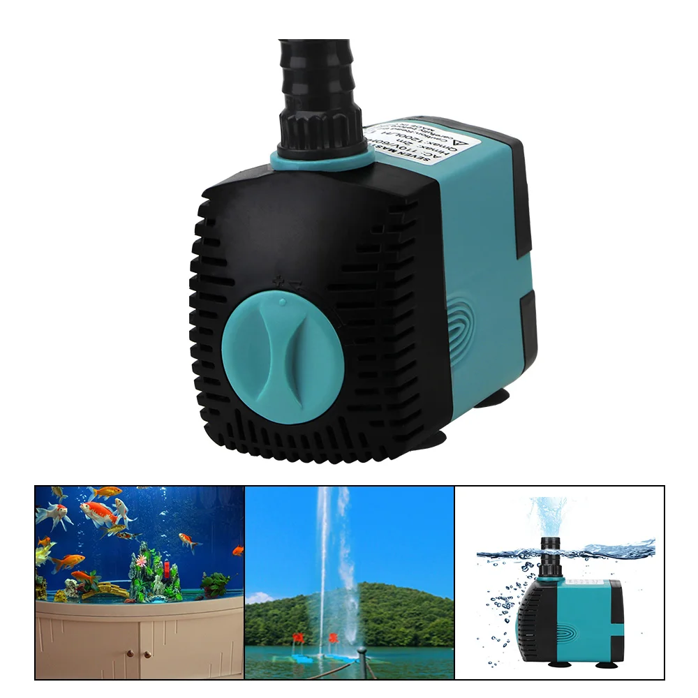 Aquarium water pump Submersible water pump With suction cups Fish tank fountain Ultra-quiet filter Fish pond EU/US plug Aquarium pump 3/10/25W