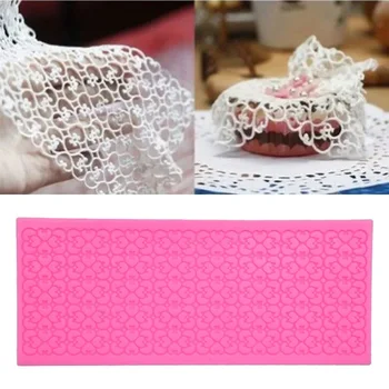 Lace Silicone Mold Cake Decoration Molds Sugar Craft Fondant Mat Cake Decorating Baking Tool Moulds Accessories Supplies