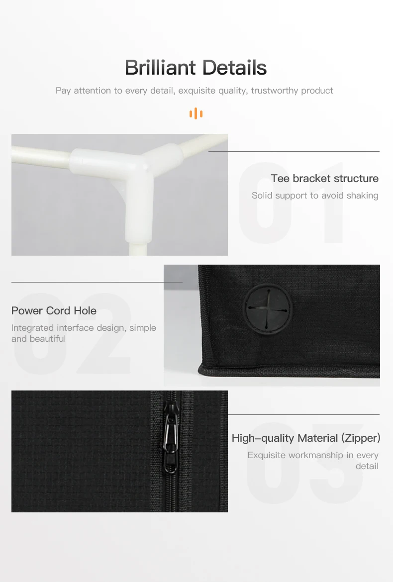 Custodia Protettiva Per Stampante 3D Creality Ender 3 - Tenda Impermeabile E Ignifuga, Taglia S - Foto 7