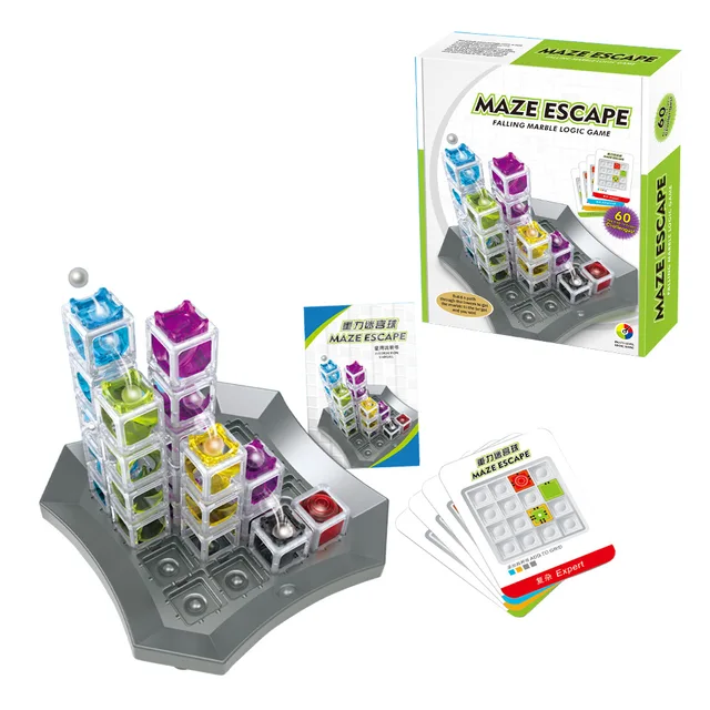 Desktop Logic Game Gravity Maze Escape Ball 3D Three-dimensional Ball Children's Concentration Training Game 1