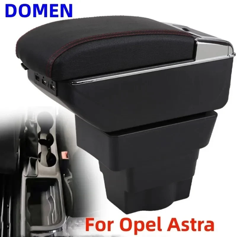 

NEW For Opel Astra Armrest Box Retrofit parts For Opel Astra J Car Armrest Center Storage Interior details Car Accessories USB