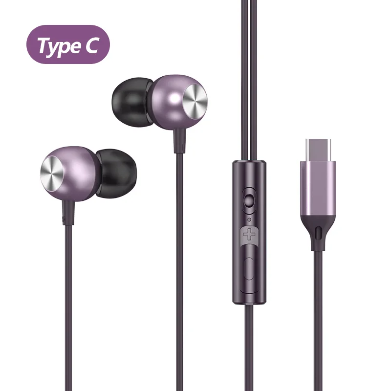 USB-C HiFi Surround Sound In-Ear Wired Headphones