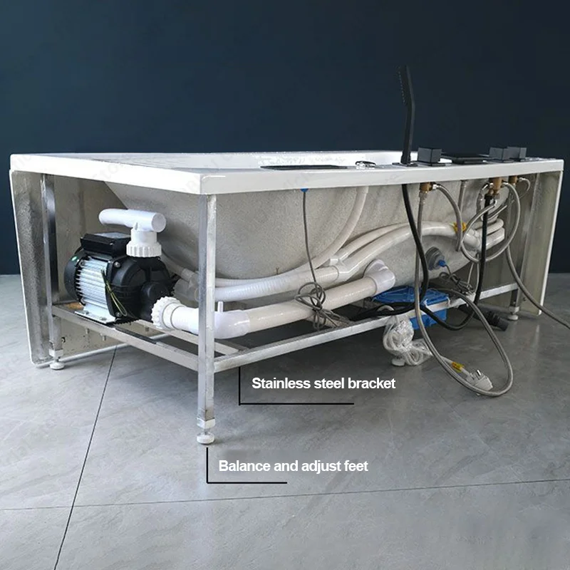 Multifunctional Acrylic Bathtub With Right-sided Skirt And High Load-bearing Capacity, Luxury Bathroom Furniture Multiple Sizes