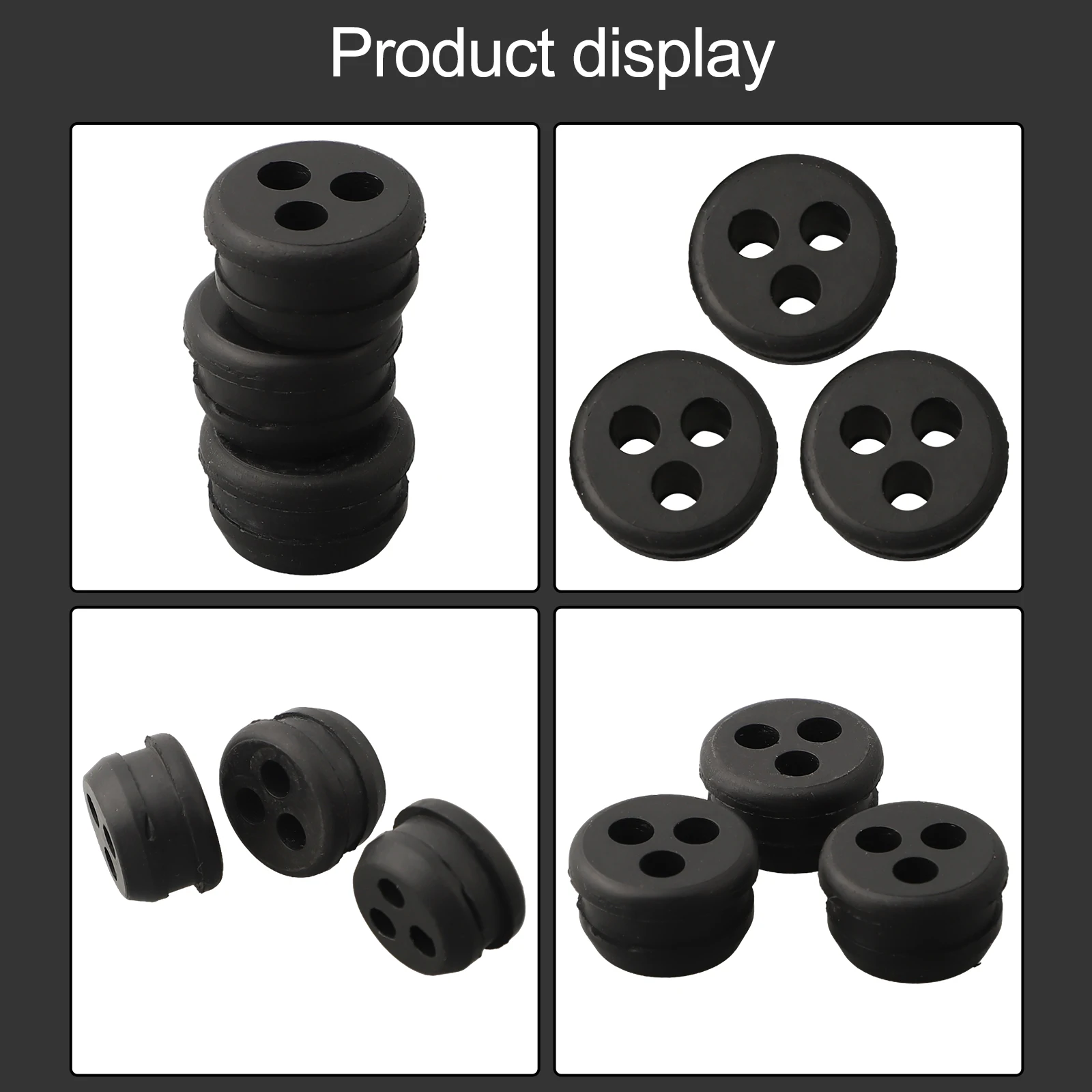 

3 Pack Fuel Line Gas Tank 3 Hole Grommet For Echo Trimmer Blower V137000030 Fits GT Series PB Series SRM Series