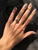 Princess Diana 925 Sterling Silver Engagement Ring Ruby Natural Amethyst  Blue Sapphire Topaz Bridal Wedding Rings for Women 4