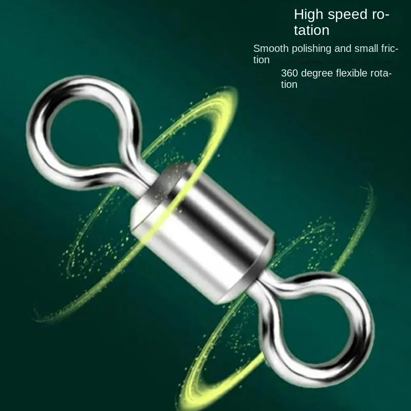 Japan NT 8-shaped Ring Connector Stainless Steel High-strength High-speed 8-shaped Swivel Ring Fishing Accessories fishing swivels fishing ring connector
