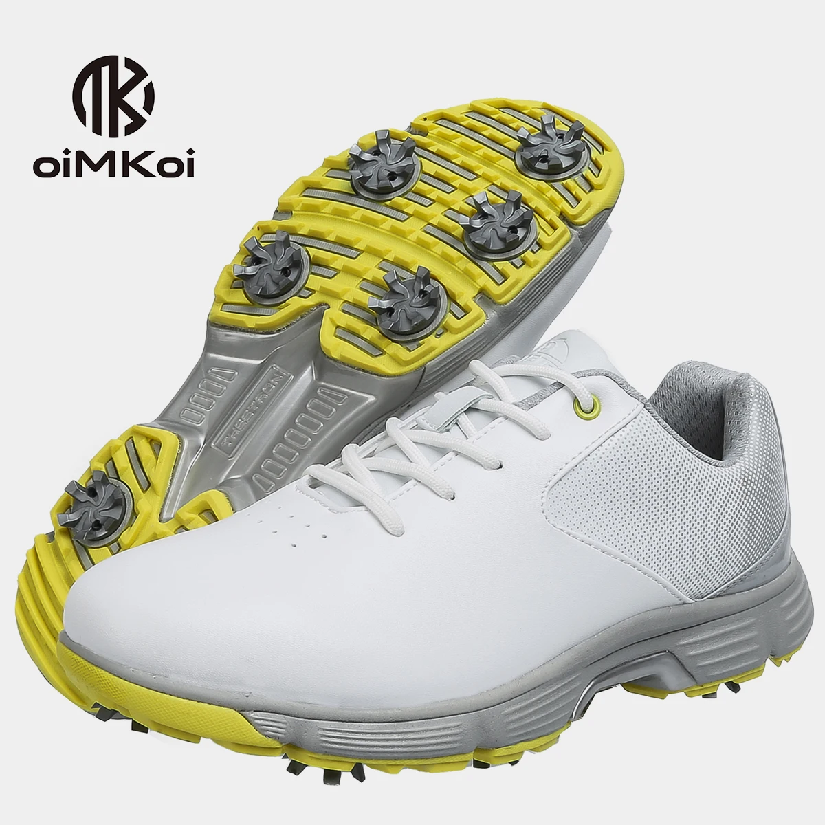OIMKOI Premium Gentleman Pro 2.0 (W/ Spikes) Golf Shoes Professional Training Sneakers