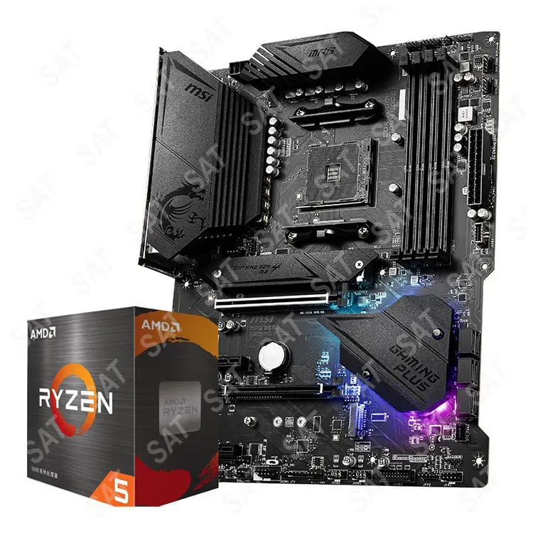 Płyta główna do gier MSI MPG B550 Gaming Plus z procesorem