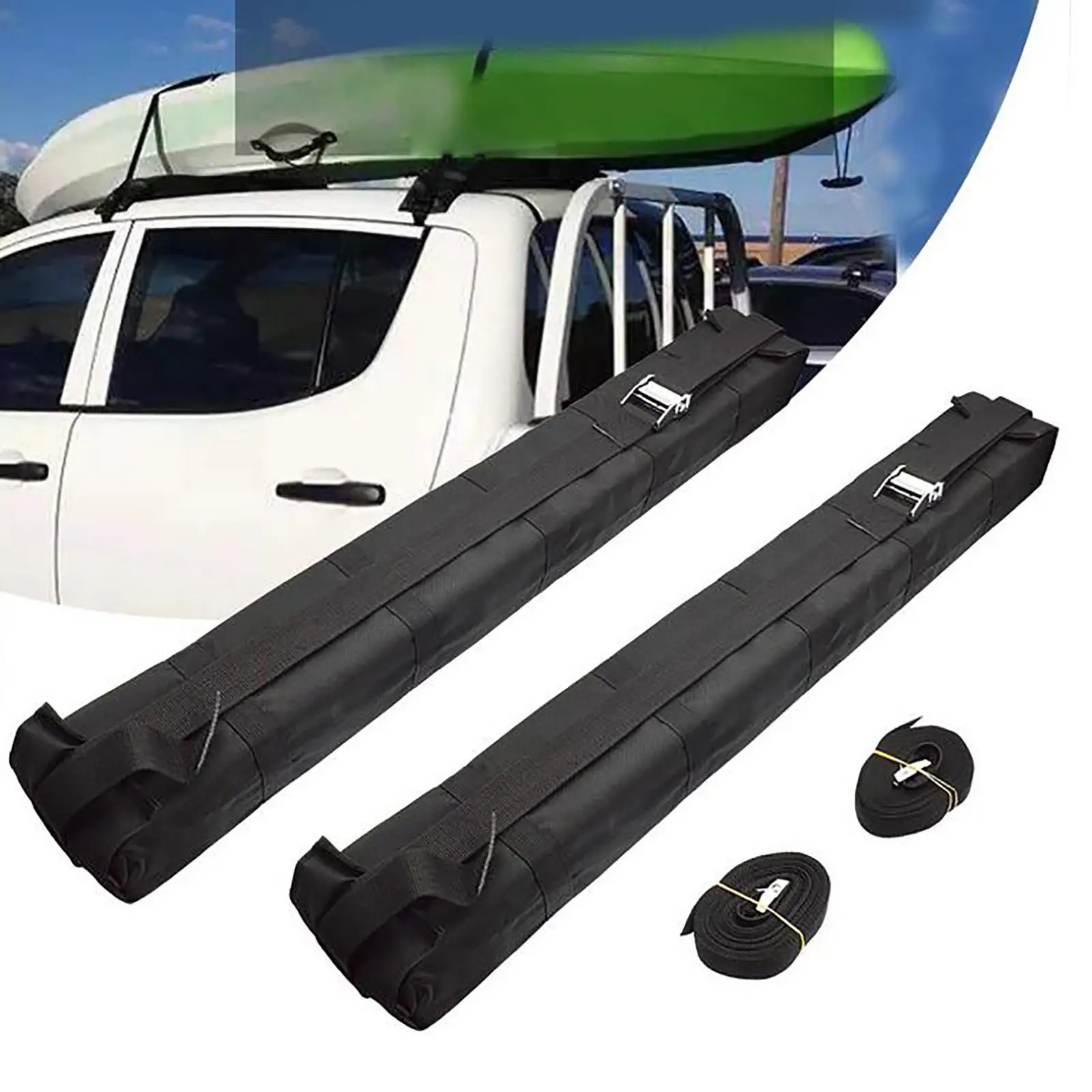 Premium Soft Roof Rack Pads Per Kayak Canoa Paddleboard Snowboard Sport Acquatici Windsurf Universal Surfboard Rack Accessori