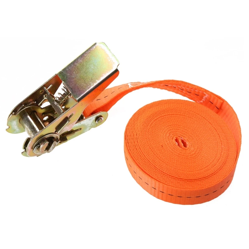 Porable Heavy Duty Tie Down Cargo Strap Luggage Lashing Strong Ratchet Strap Belt With Metal Buckle 87HE