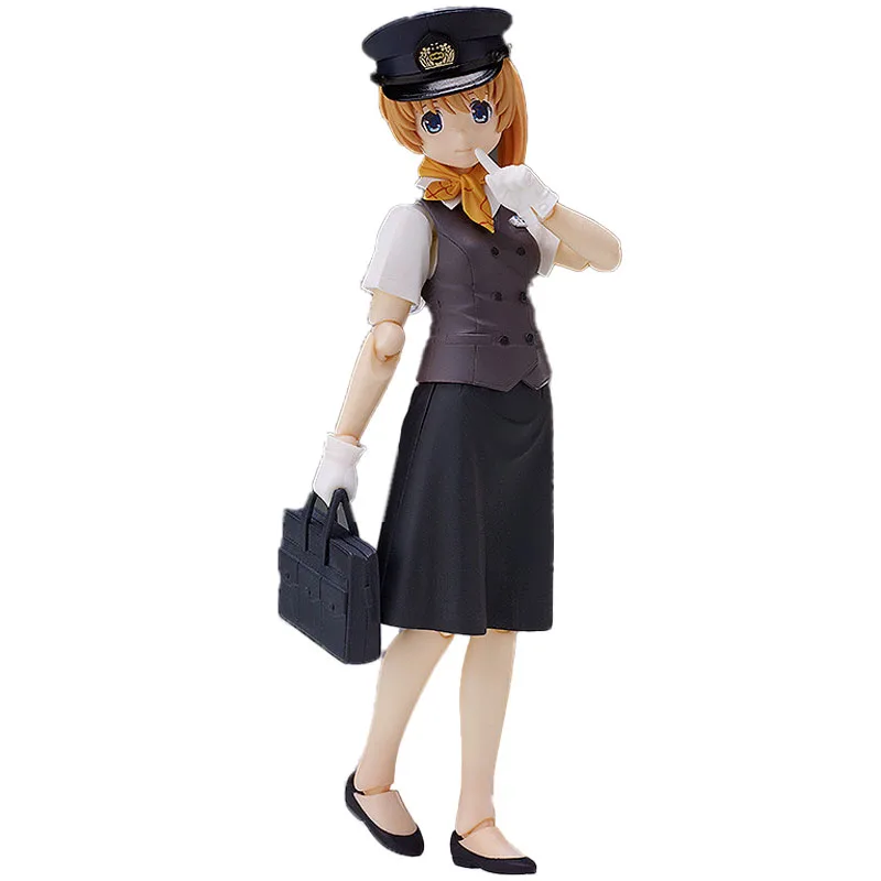 

TOMYTEC Figma SP-062 Tetsudou Musume Alice Motorman Kuji Anime Figure Model Collecile Action Toys Gifts