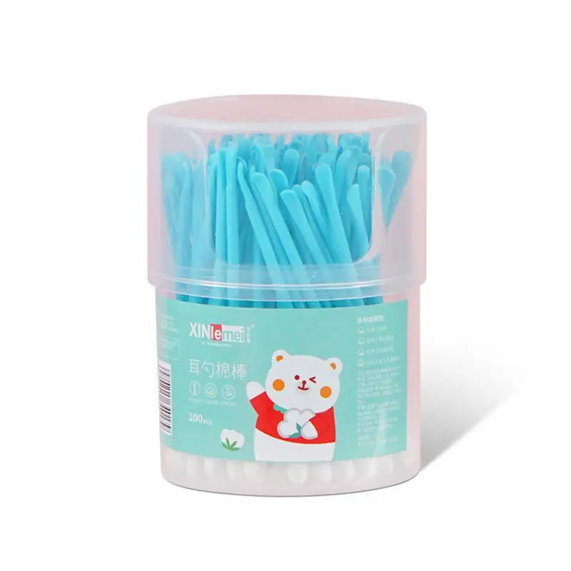 Double Head Cotton Swabs Home Special Booger Ear Children's Cleaning Cotton Swabs Makeup Buds Cleaning Tools