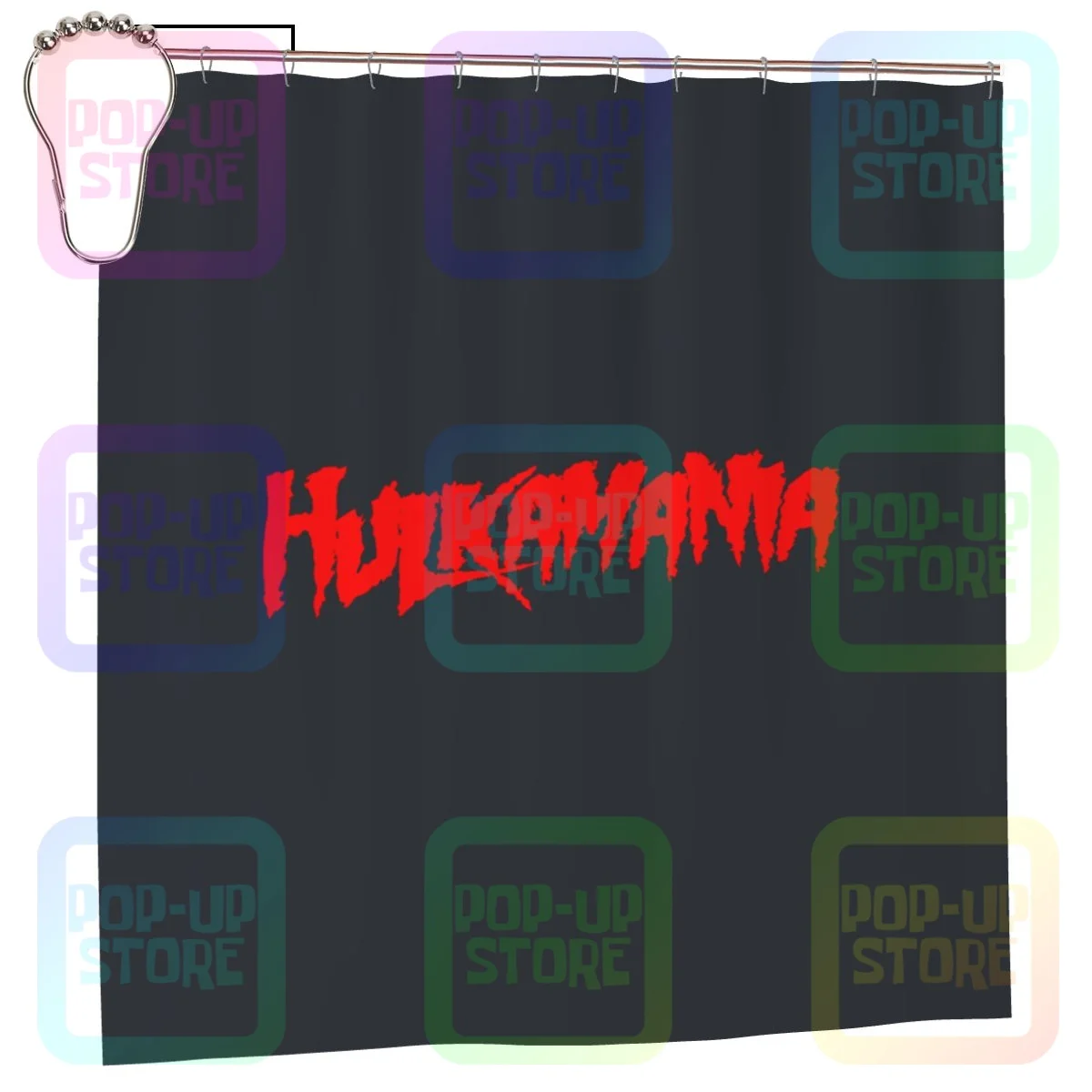 Hulk Hogan Hulkamania Shower Curtain Bathroom Curtain Modern 3D Printed Home Decoration