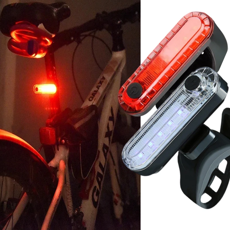 LuminaFlash DualColor – USB Wiederaufladbares LED Fahrrad Rücklicht ...