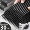 Nusign 10/30 Pcs Black Wood Graphite Pencil Set HB 2B Professional Drawing Sketching Pencil Art Supply for Beginner & Pro Artist 2