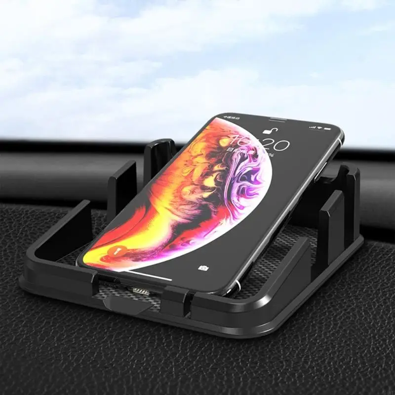 M4YB Car Dashboard AntiSlip Rubber Pad,4.3'' by 4.7'' Universal NonSlip Car Silicone Dashboard Sticky Adhesive Mat