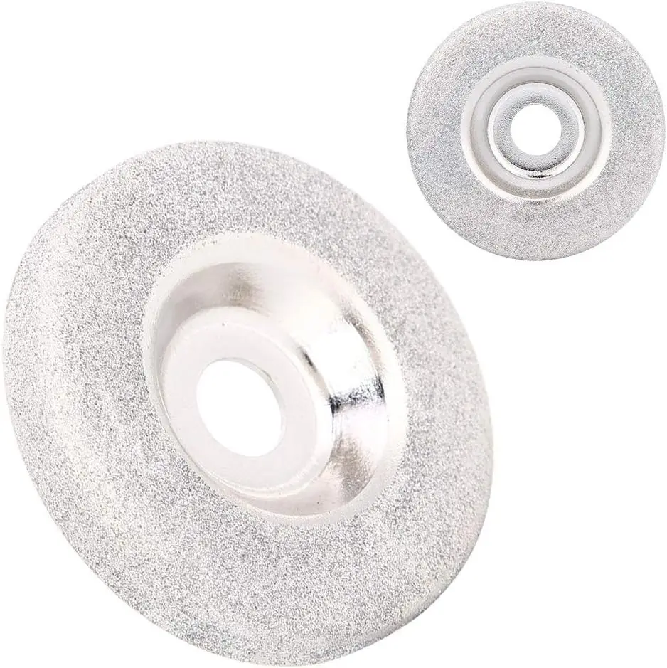 1/3pcs 2'' Diamond Grinding Wheel Emery Milling Cutter Sharpener Angle Cutting Disc Rotary Tool for Cutting Trimming