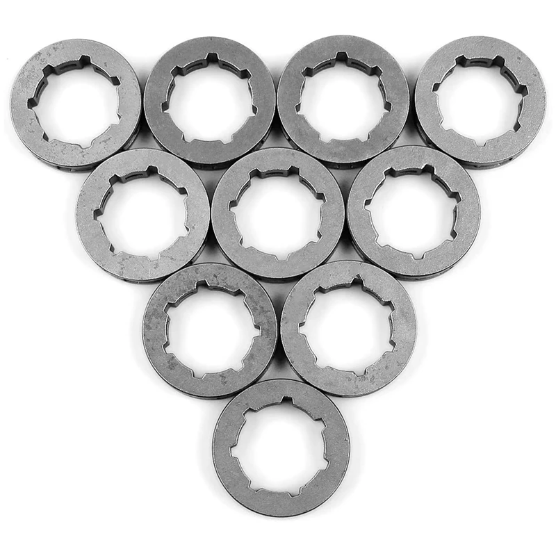 10Pcs Chain Drive Rim Sprocket 3/8 Inch 7T 22Mm Chainsaw Parts For HUSQVARNA 266 268 272 280 285 288 355 362 372XP 380 385XP chainsaw replace parts