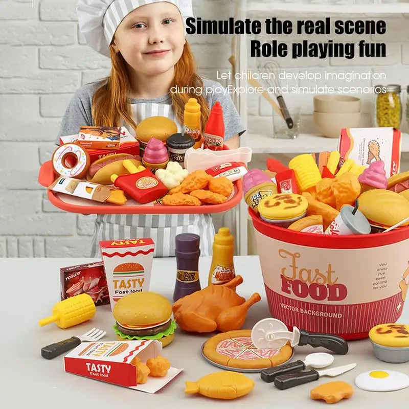 Burger Mania Playset: Sizzling Fun for Aspiring Little Chefs - AliExpress