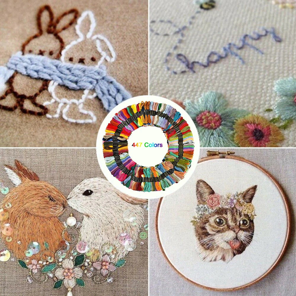 Cotton Embroidery Thread Set 5