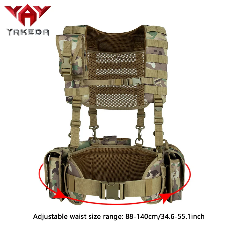 Camouflage Chest Strap Multi Functional Outdoor Training Vest