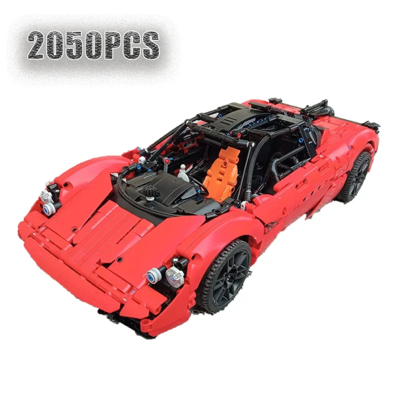 

2024 NEW GMA T50 Supercar 1:10 Model Building Kit Block Self-locking Bricks Birthday Christmas Gift