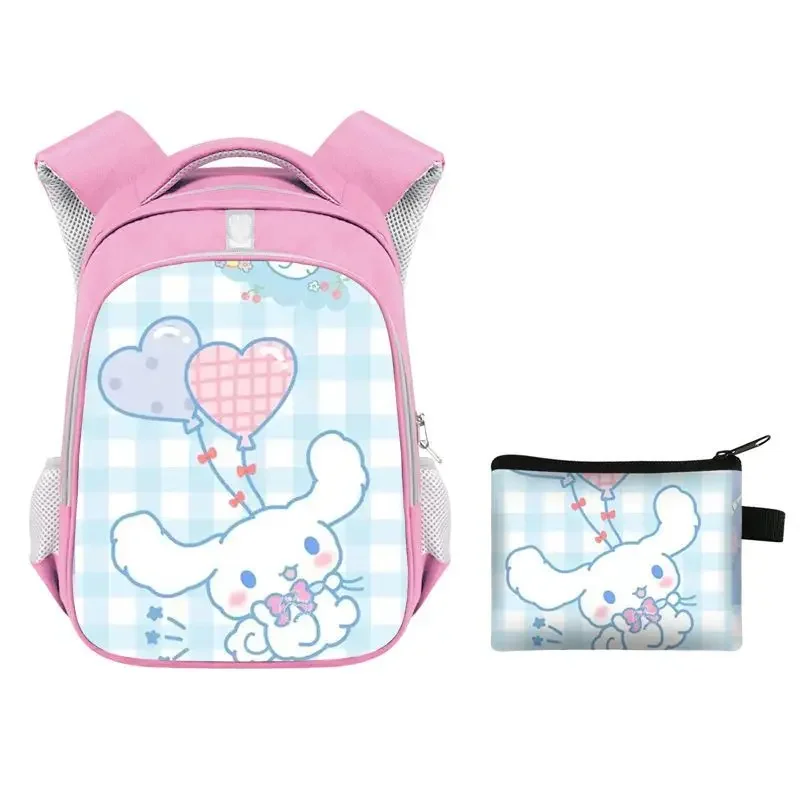 

Sanrioed Cinnamoroll Anime Cute Large Capacity Children Backpack Schoolbags Student Cartoon Shoulder Bag Stationery Storage bag