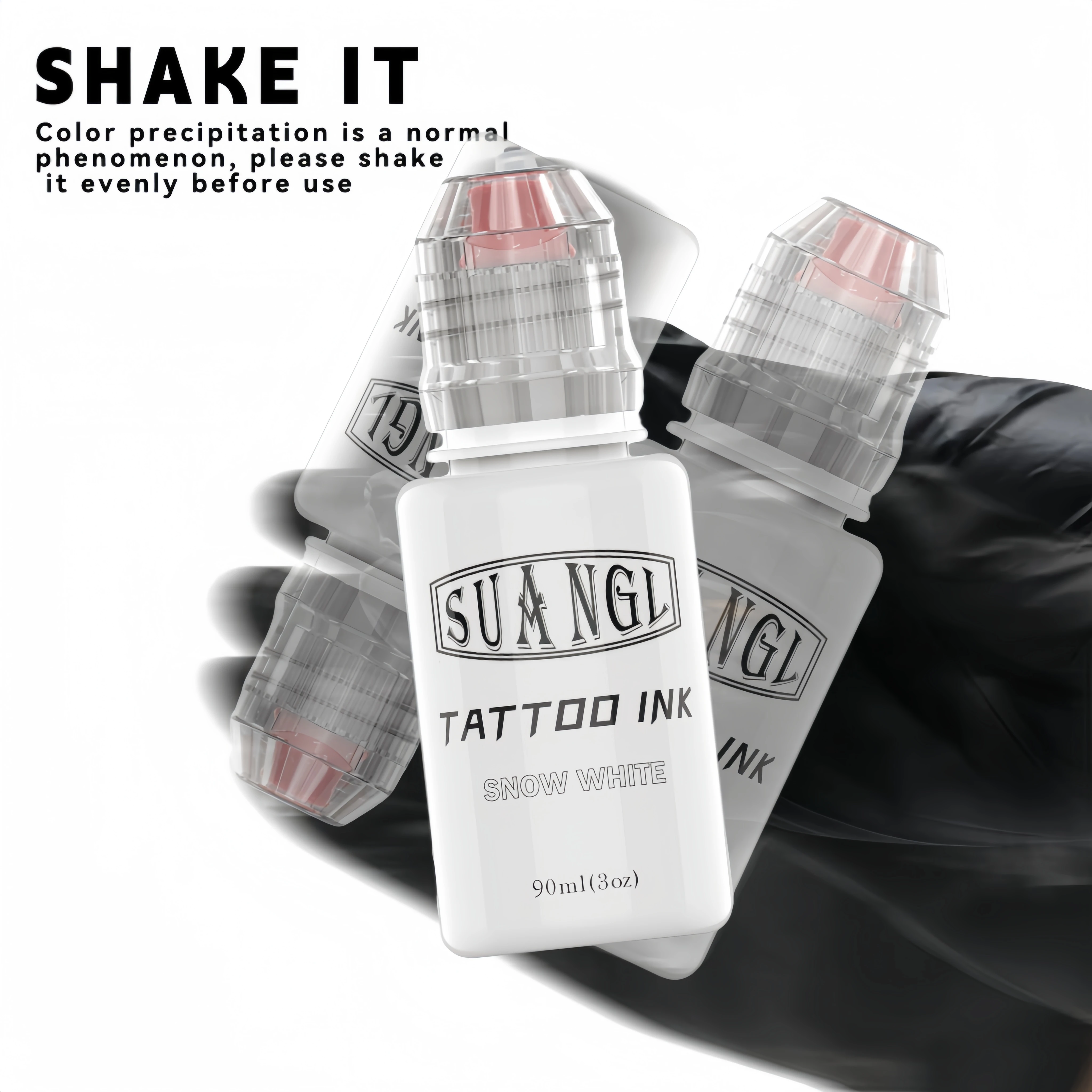 White tattoo ink-Professional tattoo ink with high pigment content-Bold toned white suitable for artists